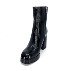 Chantal 2191 Cuir Vernis Noir