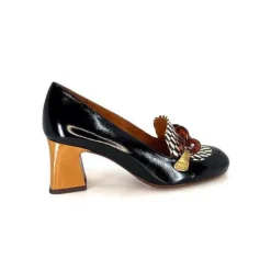 Chie Mihara Anata Cuir Vernis Noir