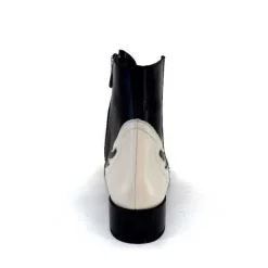 Dansi 5904 Cuir Noir Et Blanc