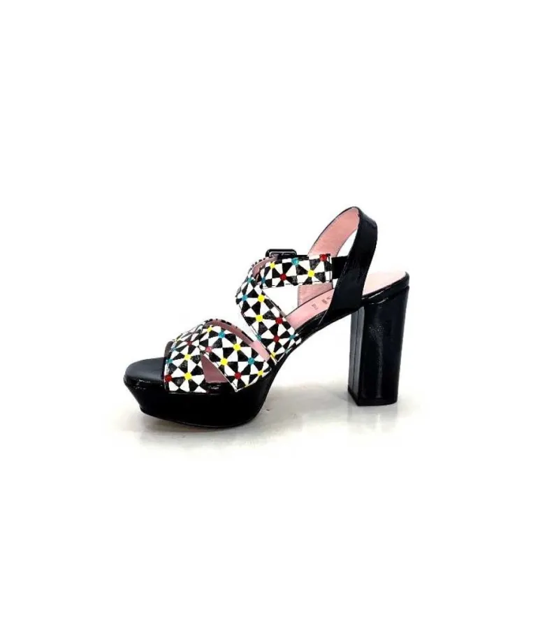 Dansi 5580 Duma Cuir Noir Multi