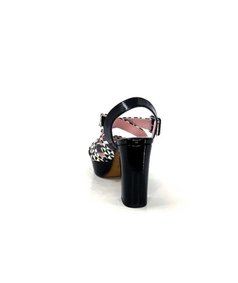 Dansi 5580 Duma Cuir Noir Multi