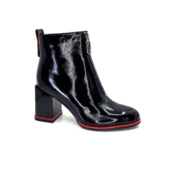 Elue Par Nous Paella Cuir Noir Vernis
