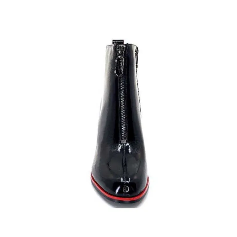 Elue Par Nous Paella Cuir Noir Vernis