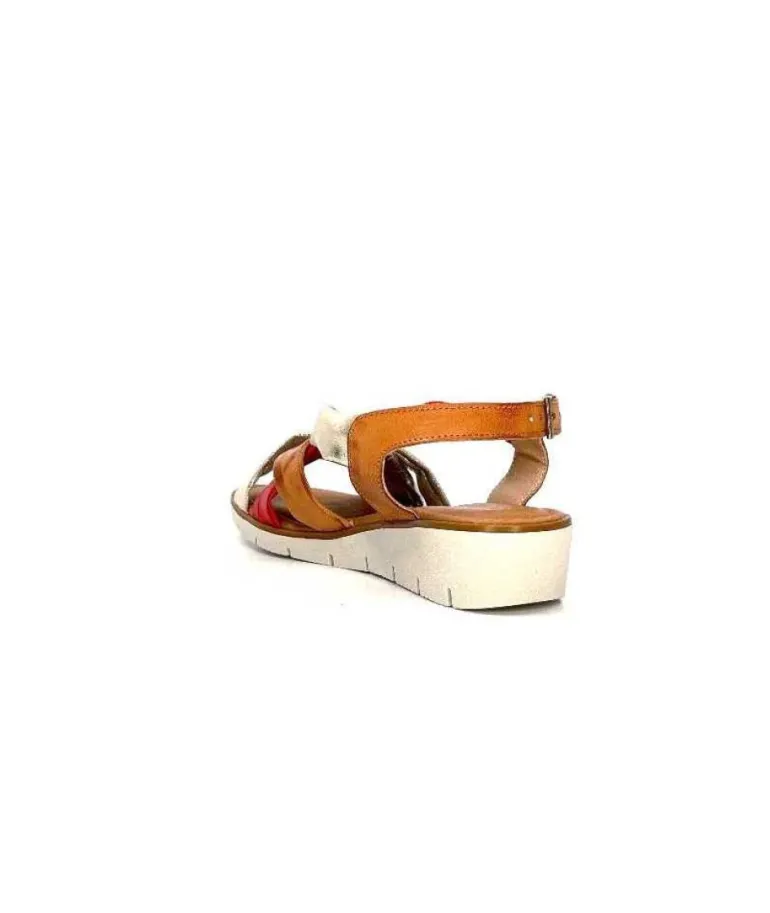 Ivoire 2146 Ceralin Cuir Rouge Marron Or