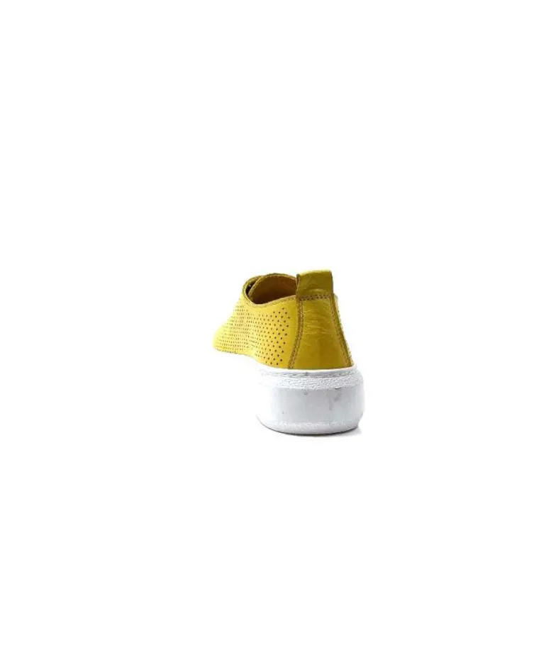 Ivoire 382.510 Cuir Jaune Moutarde