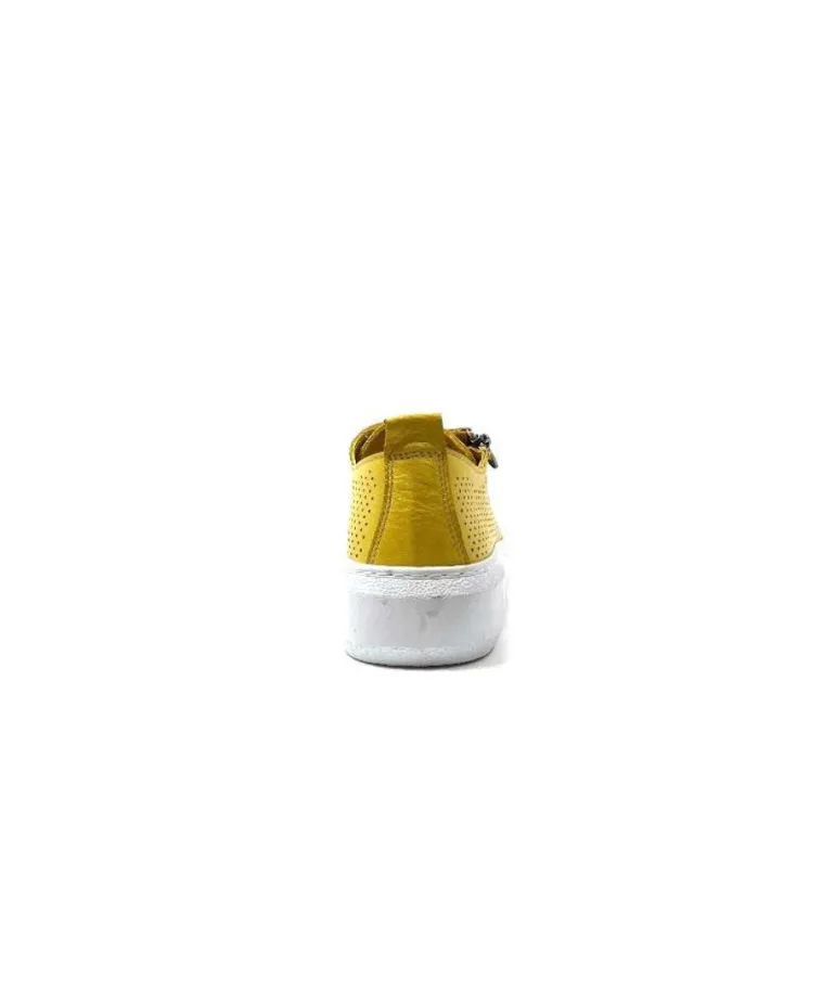 Ivoire 382.510 Cuir Jaune Moutarde