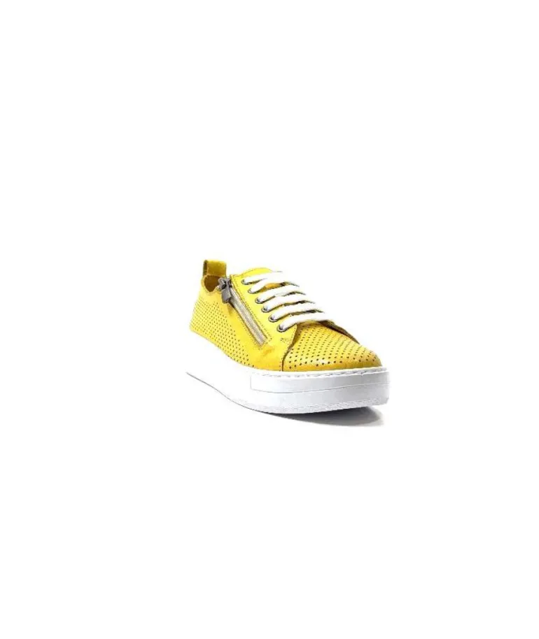 Ivoire 382.510 Cuir Jaune Moutarde