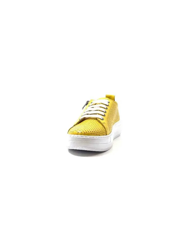 Ivoire 382.510 Cuir Jaune Moutarde