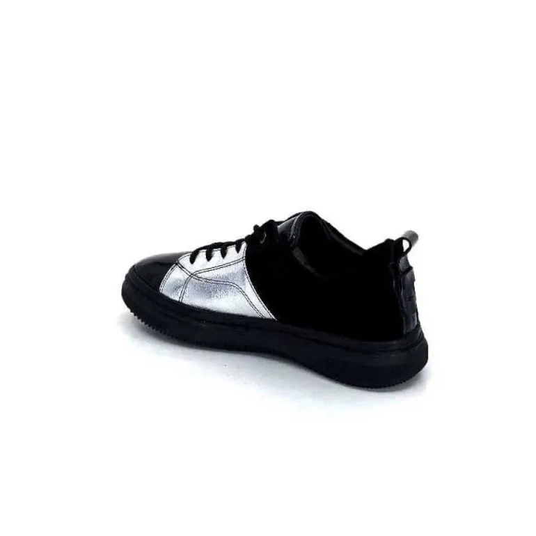 Ivoire 500-353 Cuir Noir & Argente