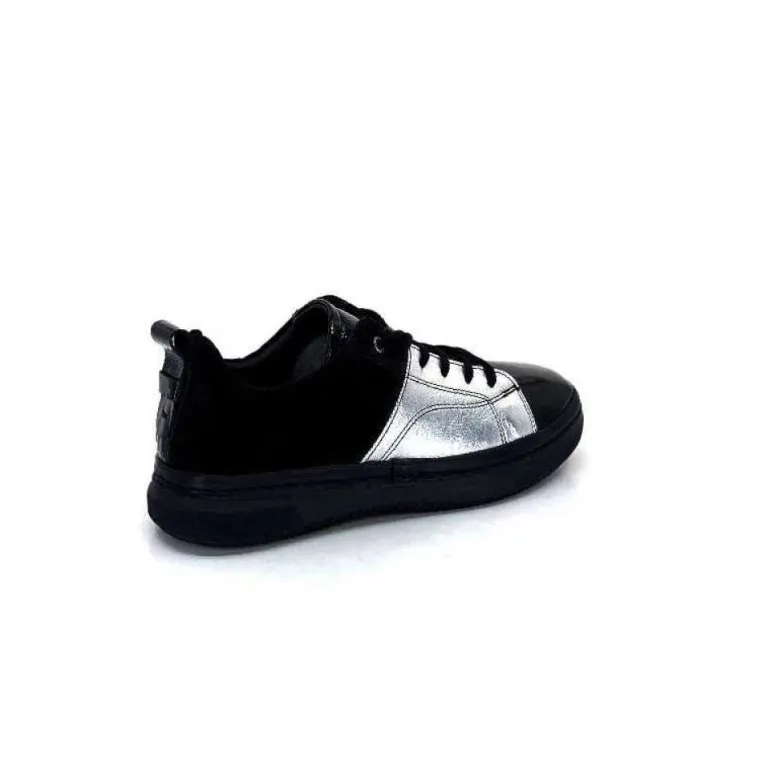 Ivoire 500-353 Cuir Noir & Argente