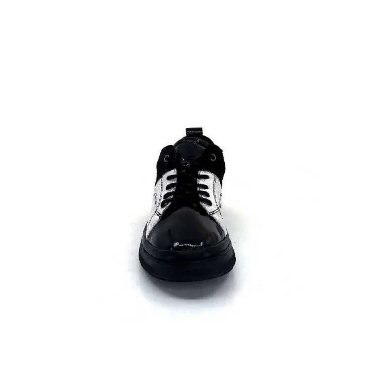 Ivoire 500-353 Cuir Noir & Argente