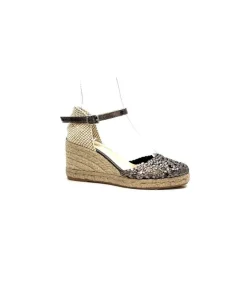 Ivoire 23288 Cuir Tresse Grafite