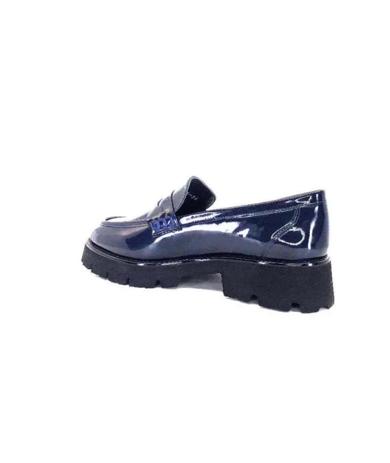Ivoire 108606 Cuir Vernis Marine