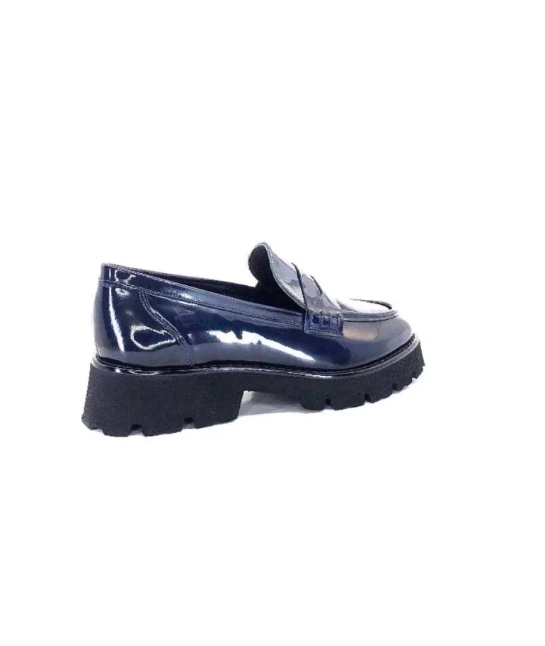 Ivoire 108606 Cuir Vernis Marine