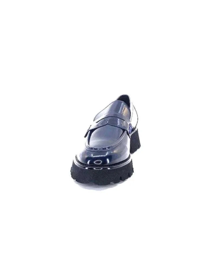 Ivoire 108606 Cuir Vernis Marine