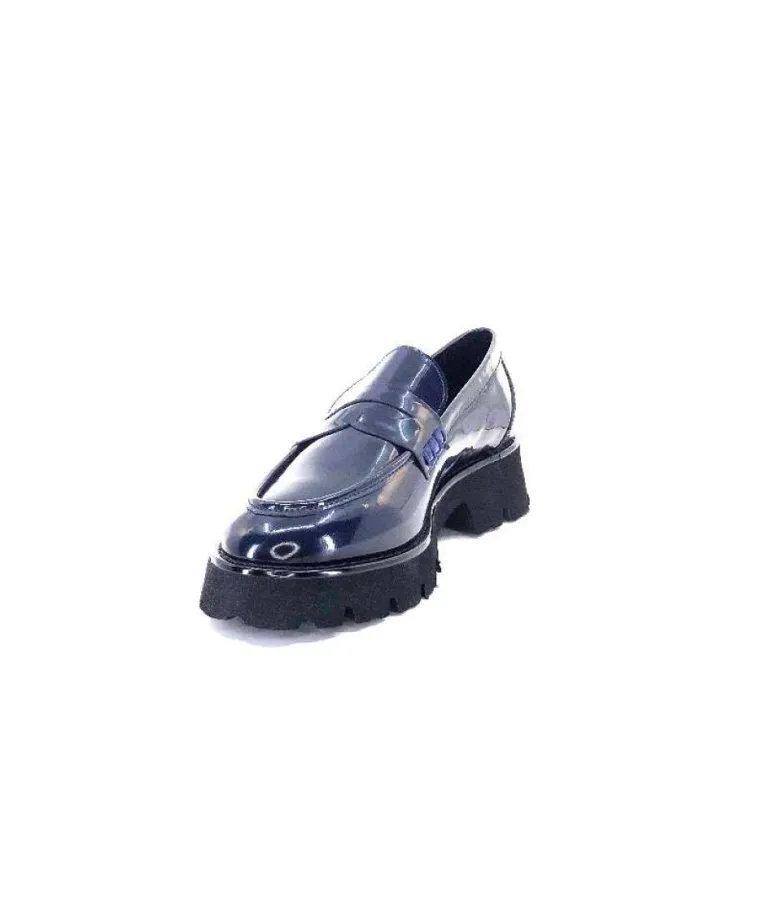 Ivoire 108606 Cuir Vernis Marine