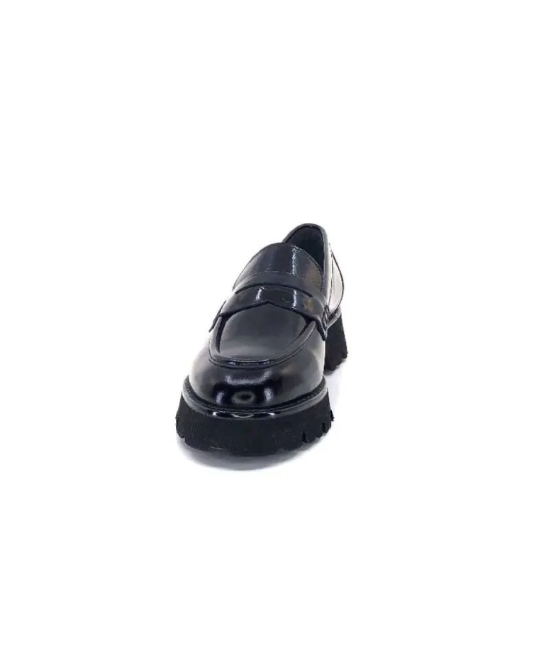 Ivoire 108606 Cuir Vernis Noir