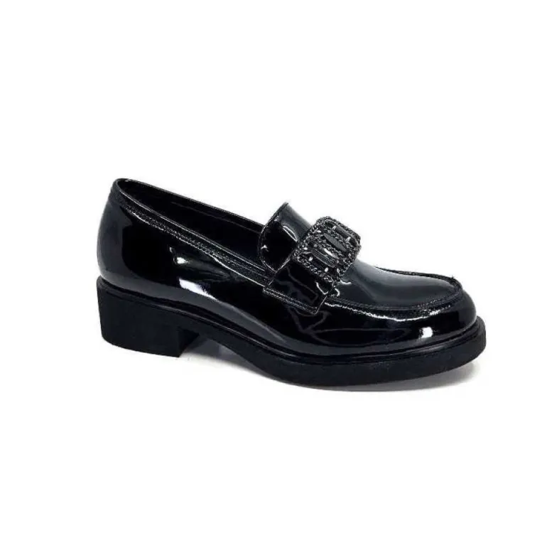 Ivoire 844926 Cuir Vernis Noir
