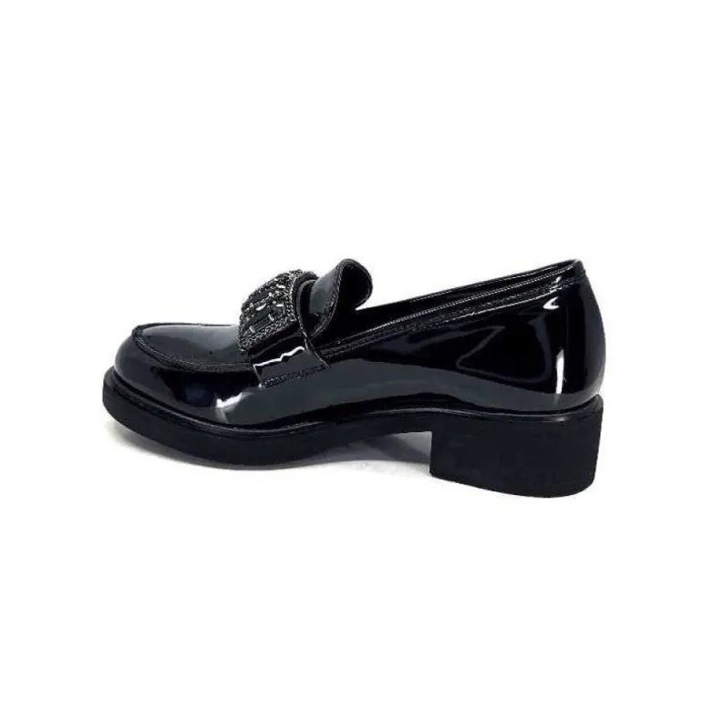 Ivoire 844926 Cuir Vernis Noir