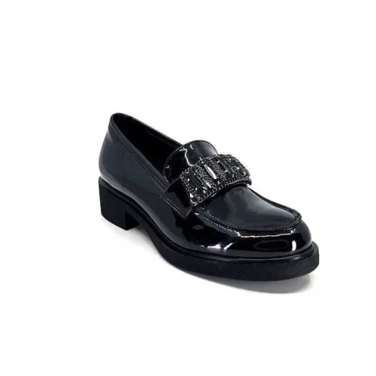 Ivoire 844926 Cuir Vernis Noir