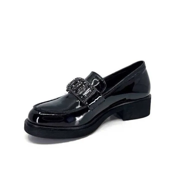 Ivoire 844926 Cuir Vernis Noir