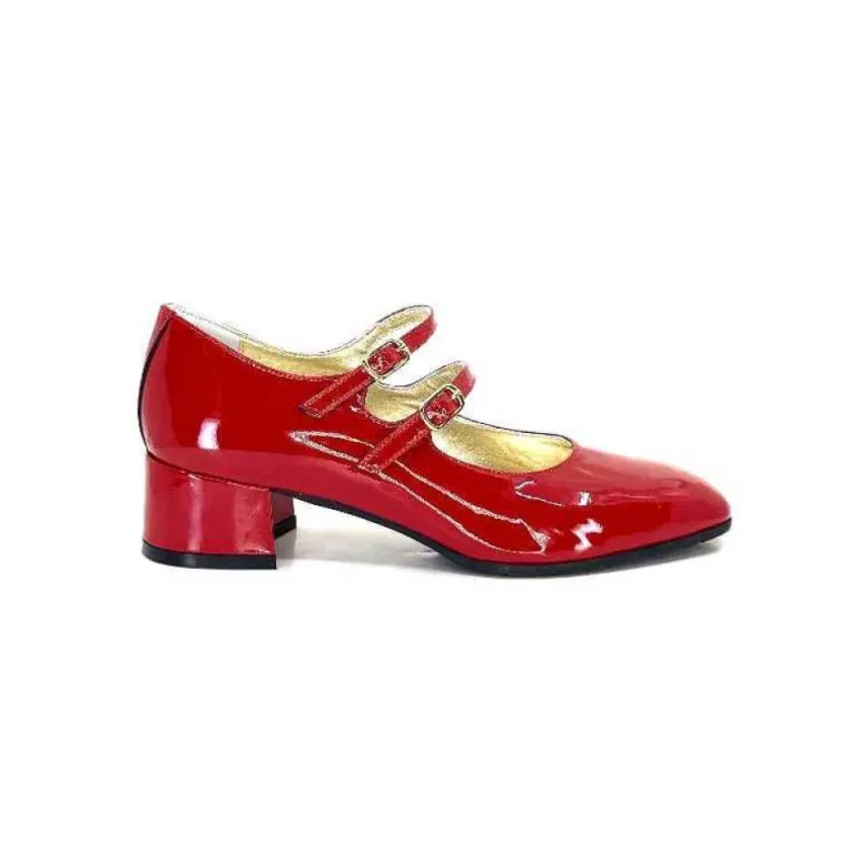 Ivoire 914 Cuir Vernis Rouge