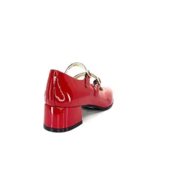 Ivoire 914 Cuir Vernis Rouge