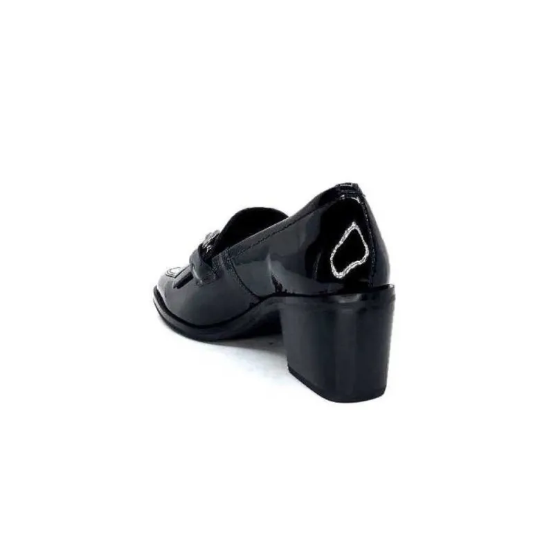 Ivoire 78006 Fortunato Cuir Vernis Noir