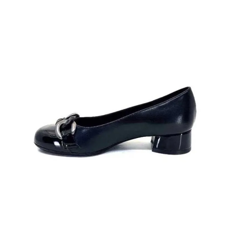 Ivoire 944947 Iv Cuir Vernis Noir