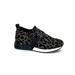 Ivoire 2203626 Textile Kaki Noir Leo