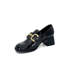 Ivoire 11301A Cuir Vernis Noir
