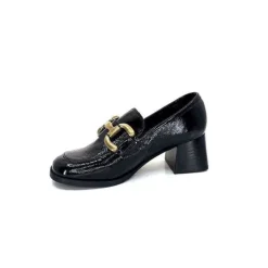 Ivoire 11301A Cuir Vernis Noir