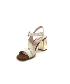 Ivoire B773 Mare Cuir Blanc & Dore