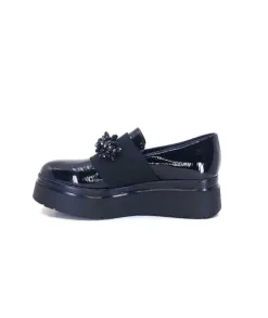 Ivoire 2C4386 Cuir Vernis Noir