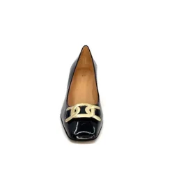 Ivoire Ch732 Cuir Vernis Noir
