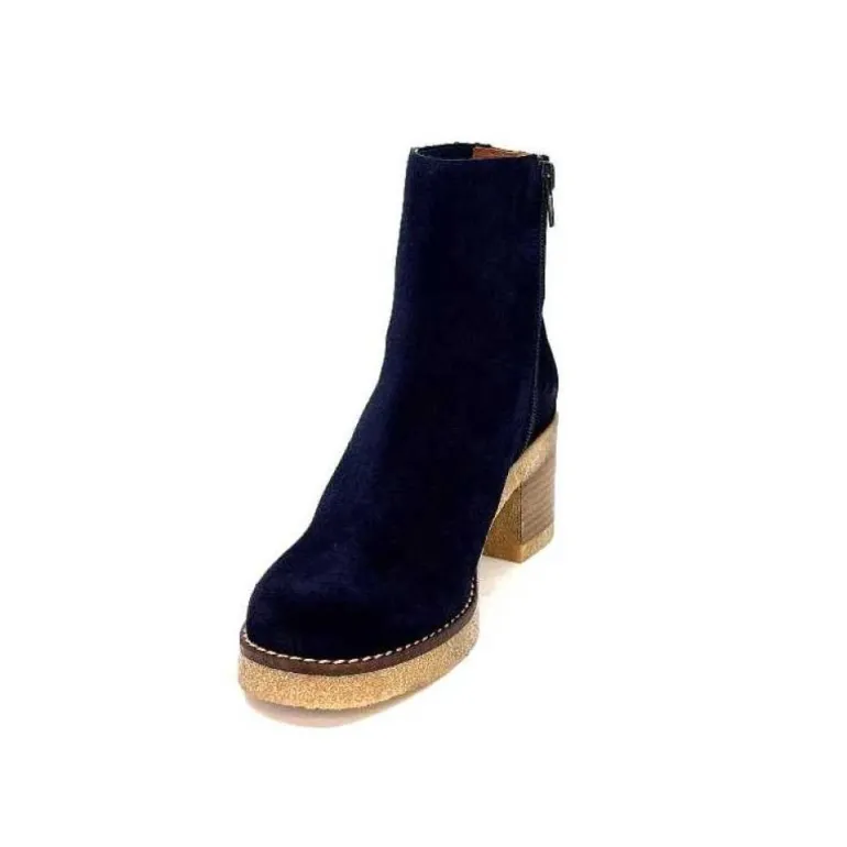 Ivoire Cv6104 Daim Bleu Marine