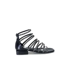 Ivoire E35.008 Cuir Noir Strass