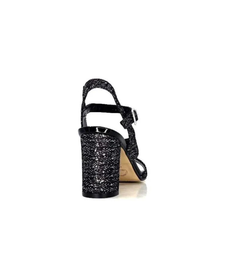 Ivoire F2215 Asia Textile Glitter Noir
