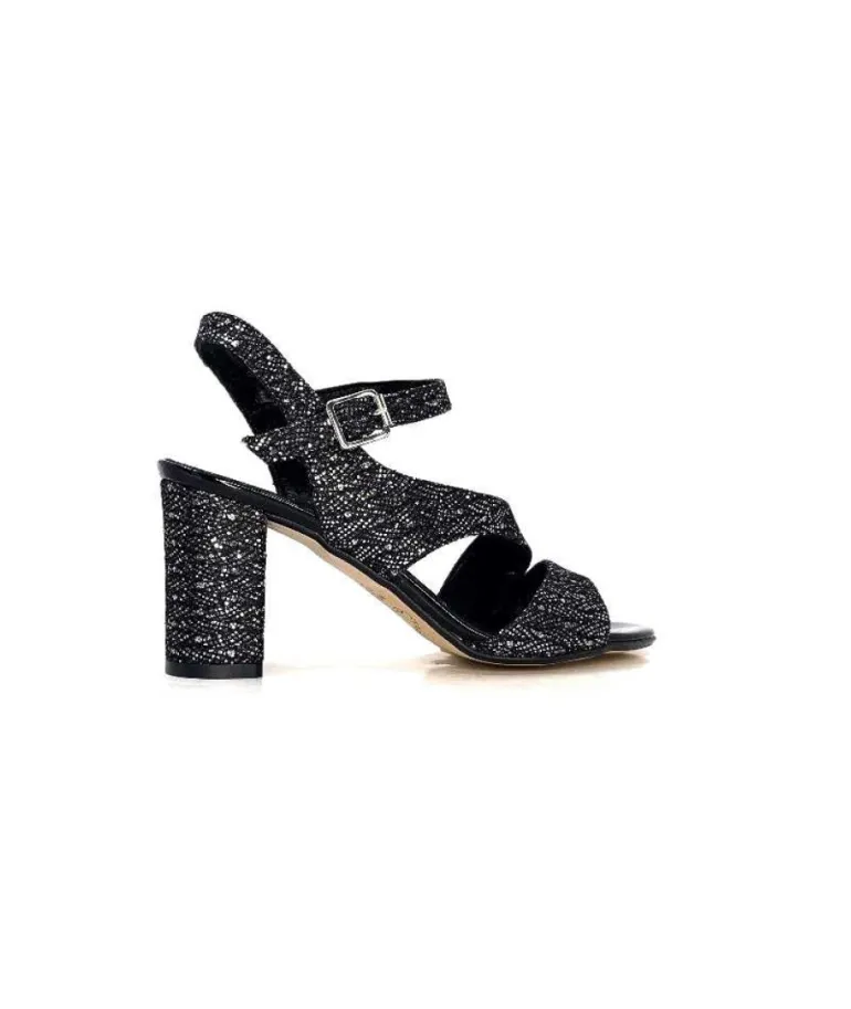 Ivoire F2215 Asia Textile Glitter Noir