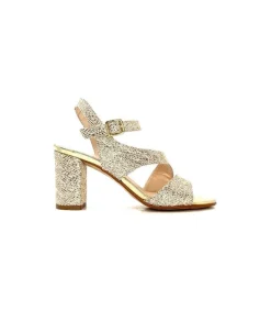 Ivoire F2215 Asia Textile Glitter Or