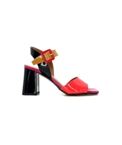 Ivoire F1136 Mare Cuir Vernis Multicolor