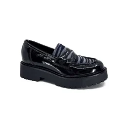 Ivoire 1M4883 Cuir Vernis Noir