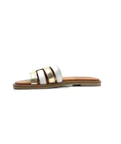Ivoire Tml 28 Cuir Blanc Or