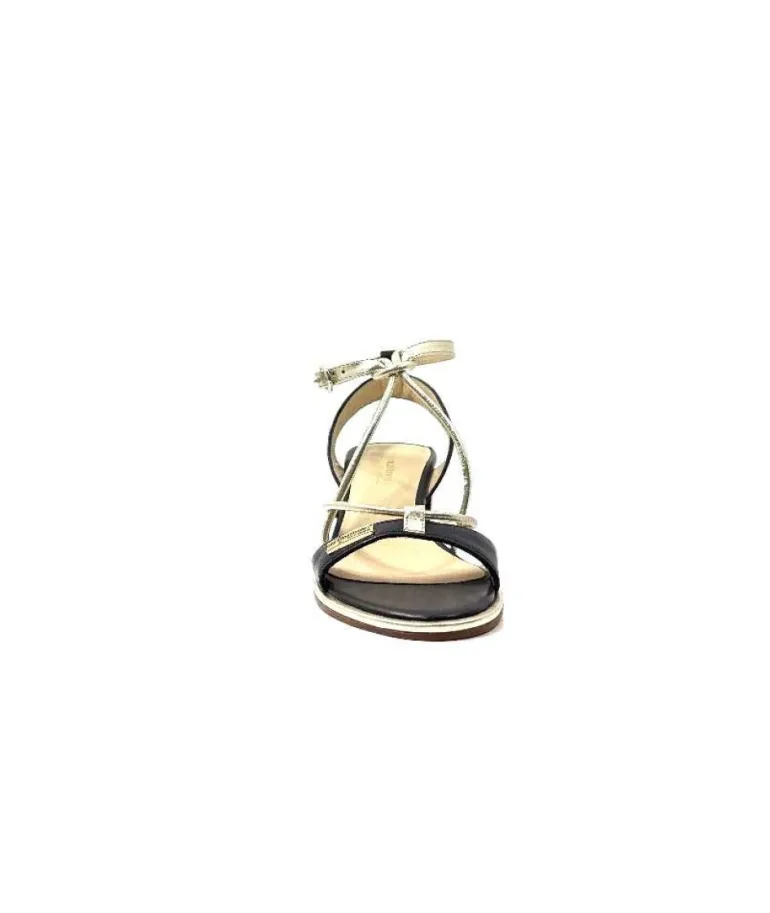 Les Tropeziennes Lilon Cuir Noir & Or