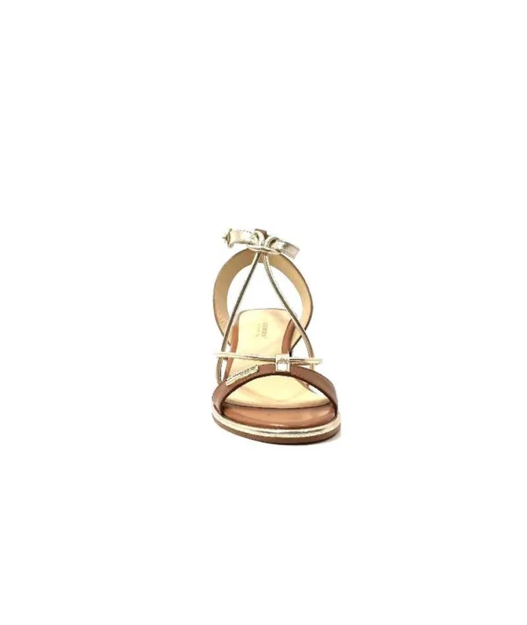 Les Tropeziennes Lilon Cuir Marron & Or