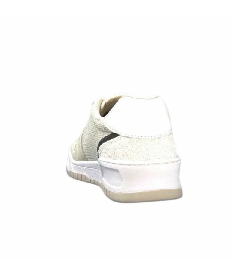 Liu.Jo Ba3093Tx306 Suede Textile Blanc Glitter
