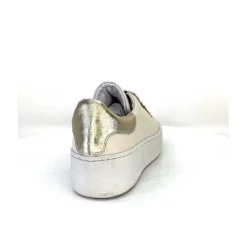 Meline Pf222 Cuir Creme Et Dore