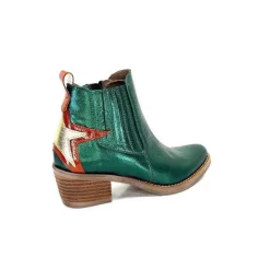 Mkd Izac Cuir Metal Vert