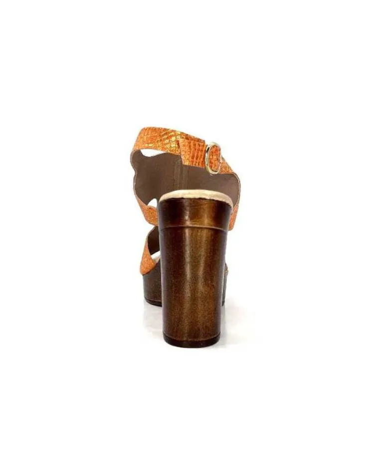 Myma 6580/01 Cuir Metal Orange