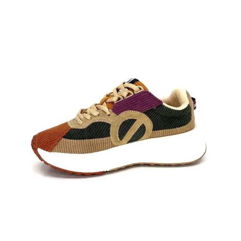 No Name Carter Runner Textile Kaki Noisette